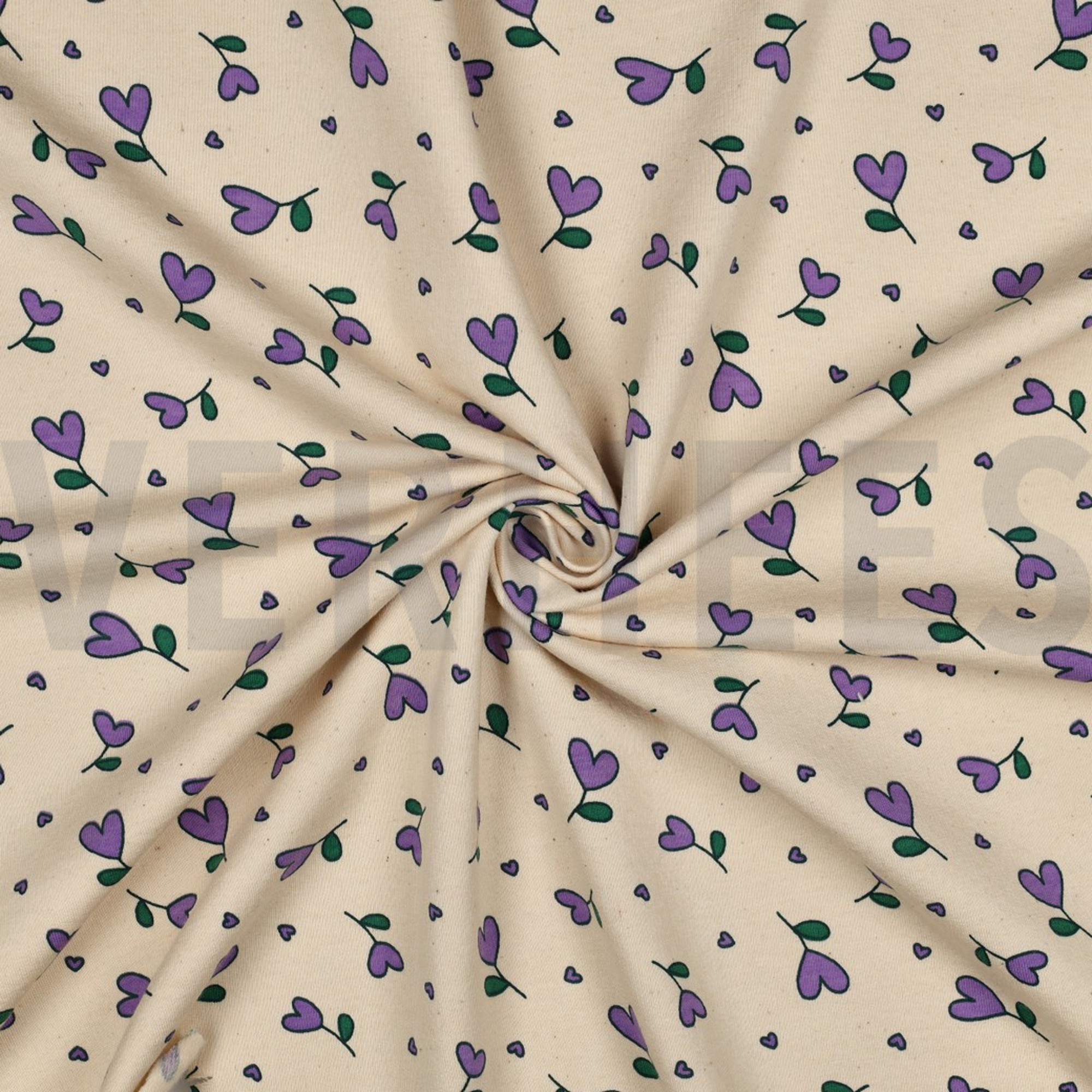 SWEAT NATURALS HERZEN NATUR/LILA (high resolution) #3