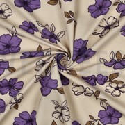 SWEAT NATURALS BLUMEN NATUR/LILA (thumbnail) #3