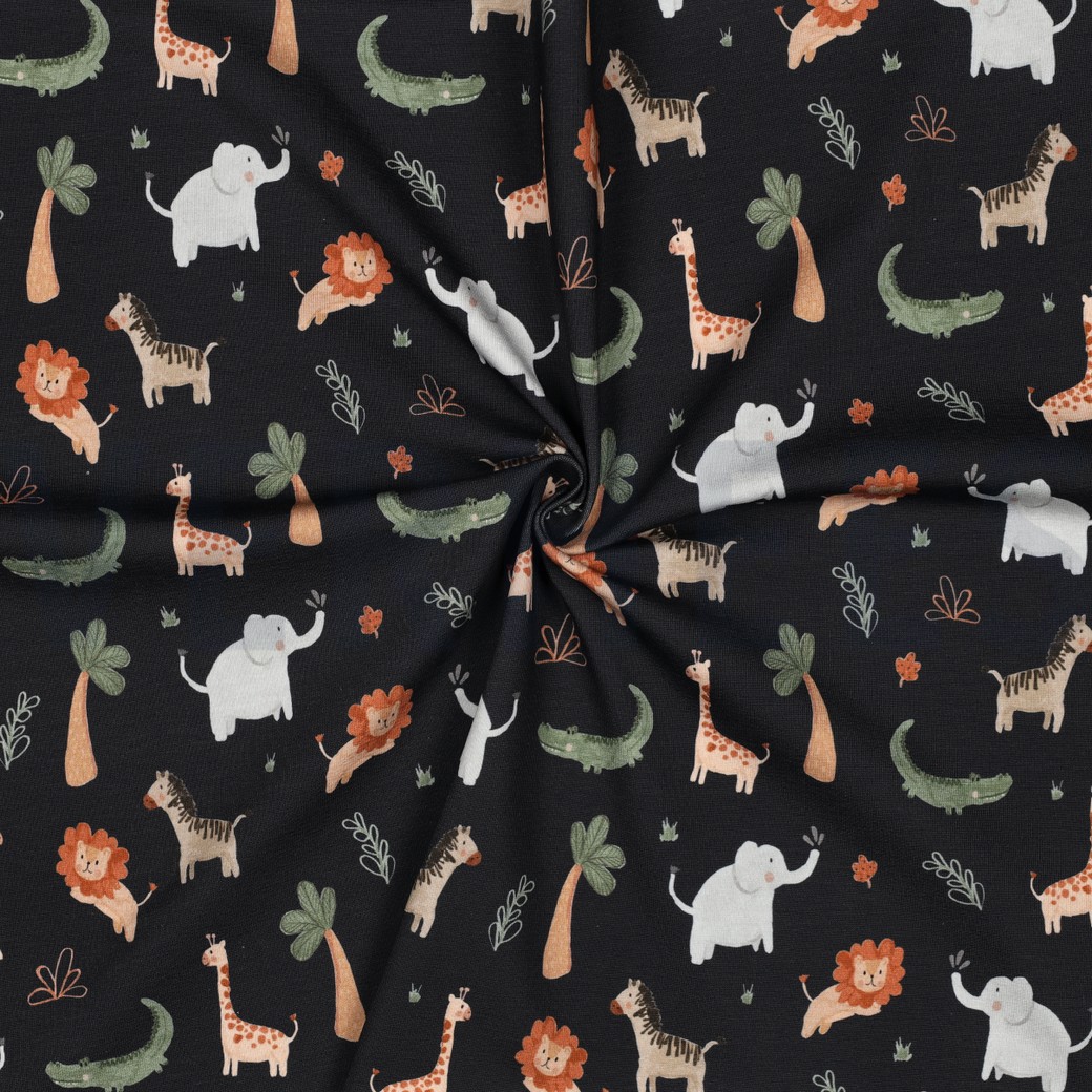 JERSEY DIGITAL SAFARI ANIMALS ANTHRACITE #7