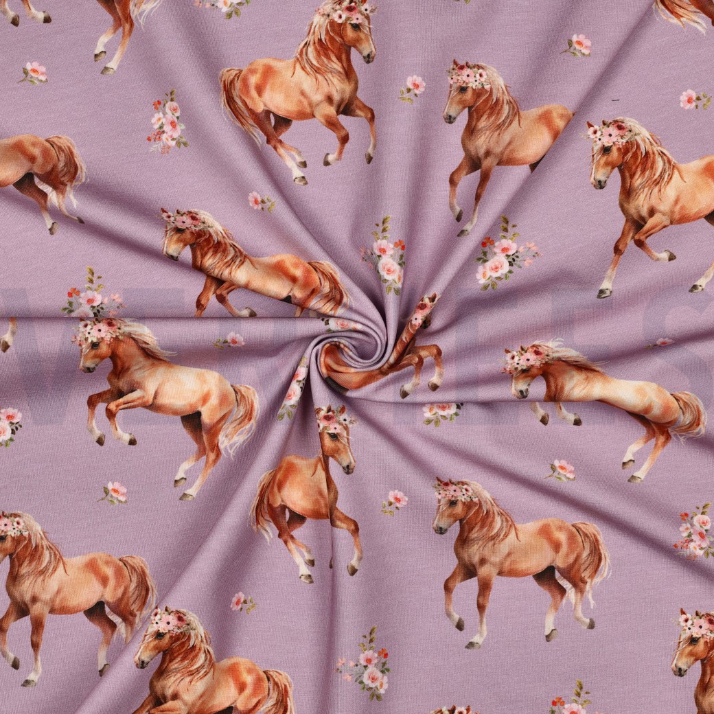 JERSEY DIGITAL PFERDE LAVENDER #7