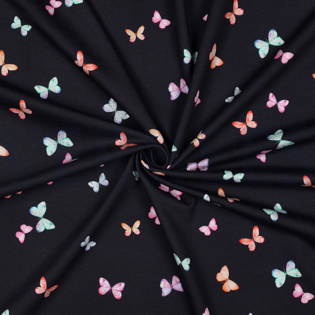 JERSEY DIGITAL BUTTERFLIES NAVY #7