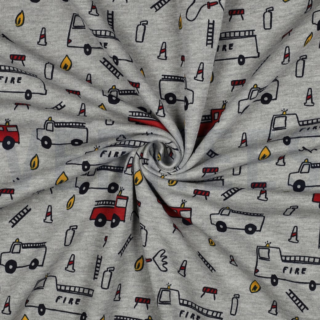 SWEAT MELANGE FIREFIGHTERS GREY #7
