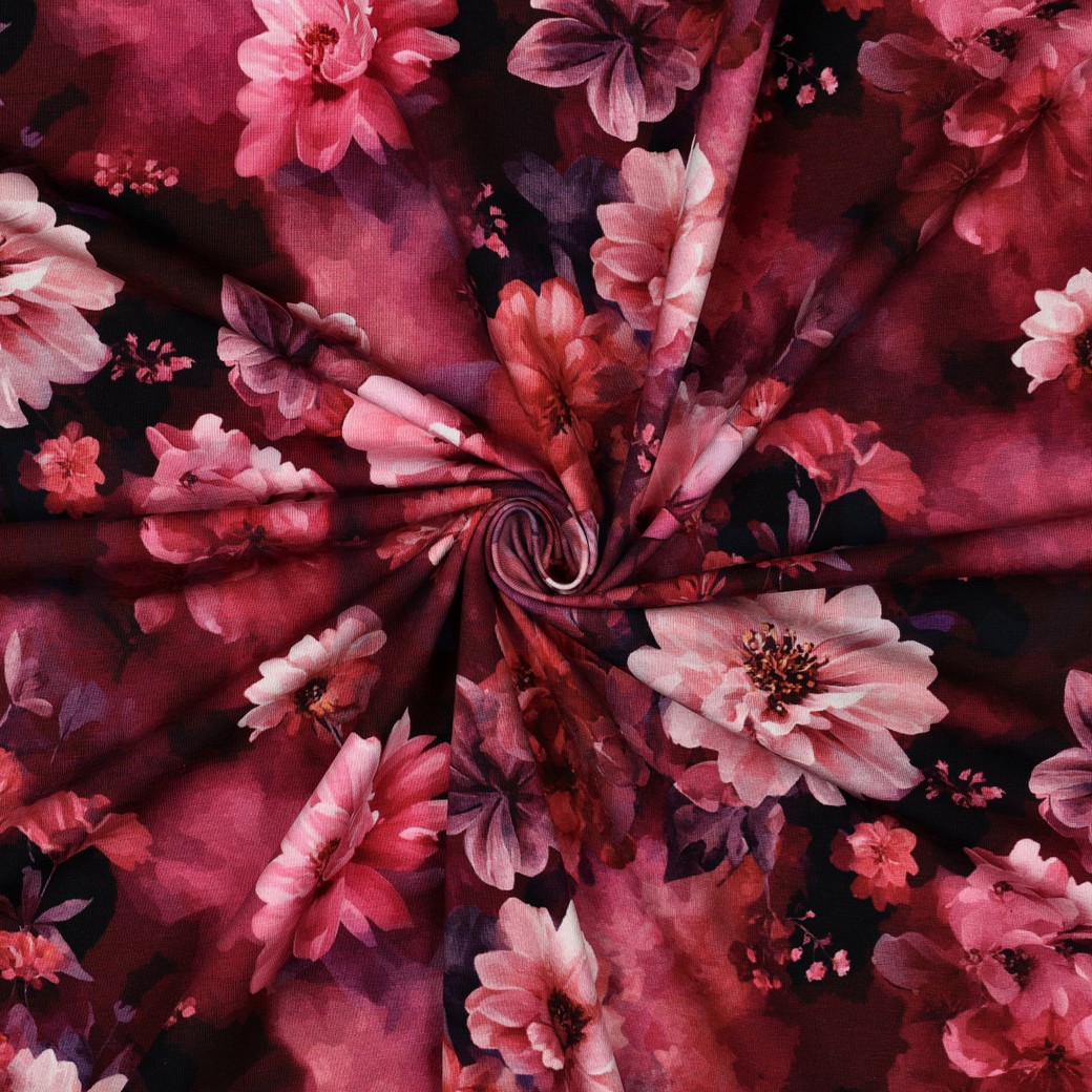 JERSEY DIGITAL BLUMEN ROSA #7