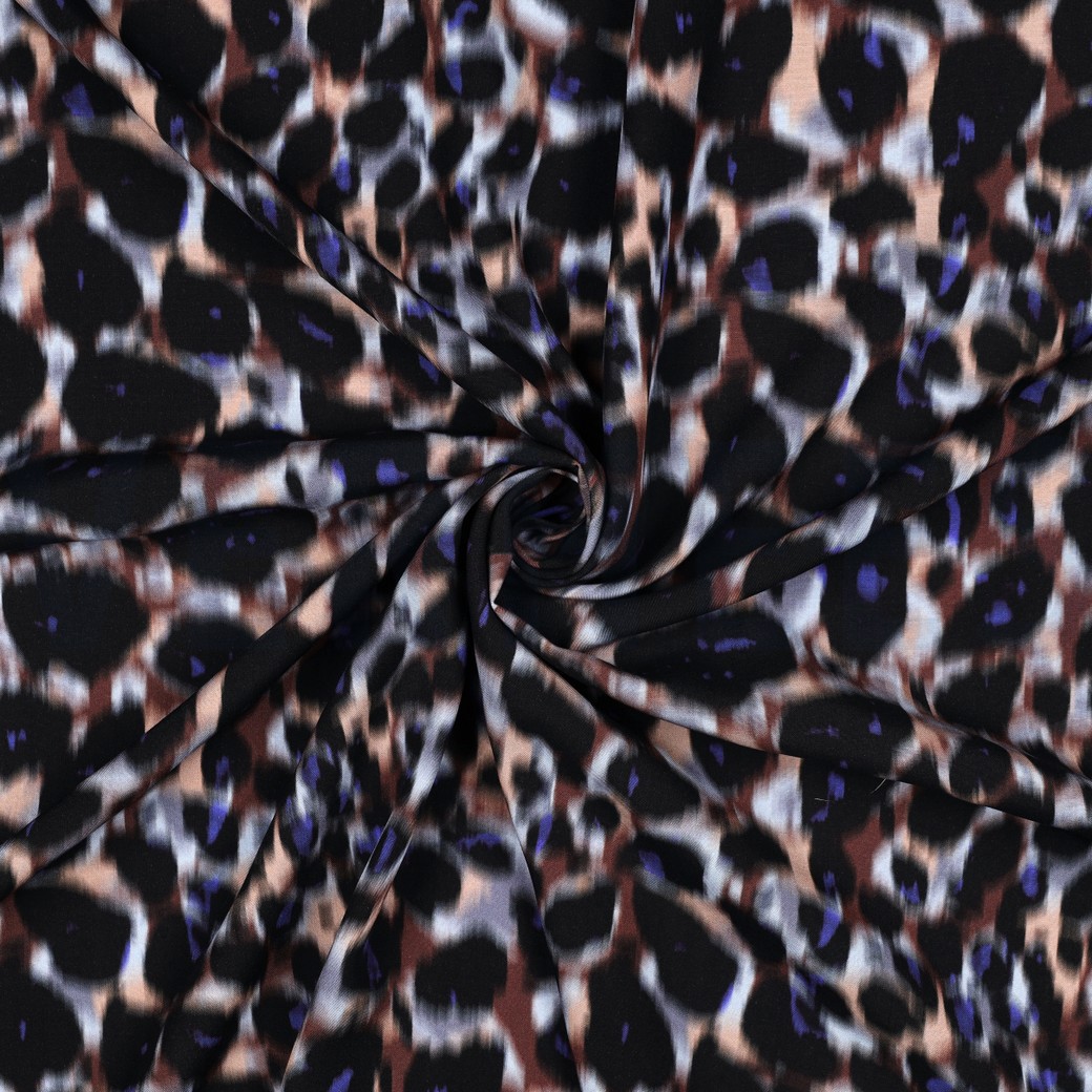 VISCOSE RADIANCE DIGITAAL DIERENHUID BRUIN #7