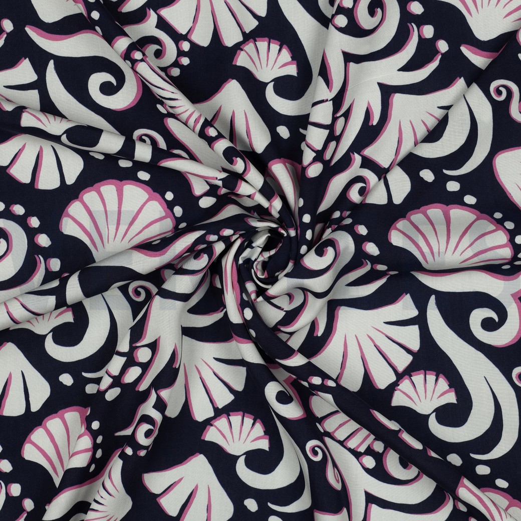 VISCOSE RADIANCE ABSTRACT BLAUW #7