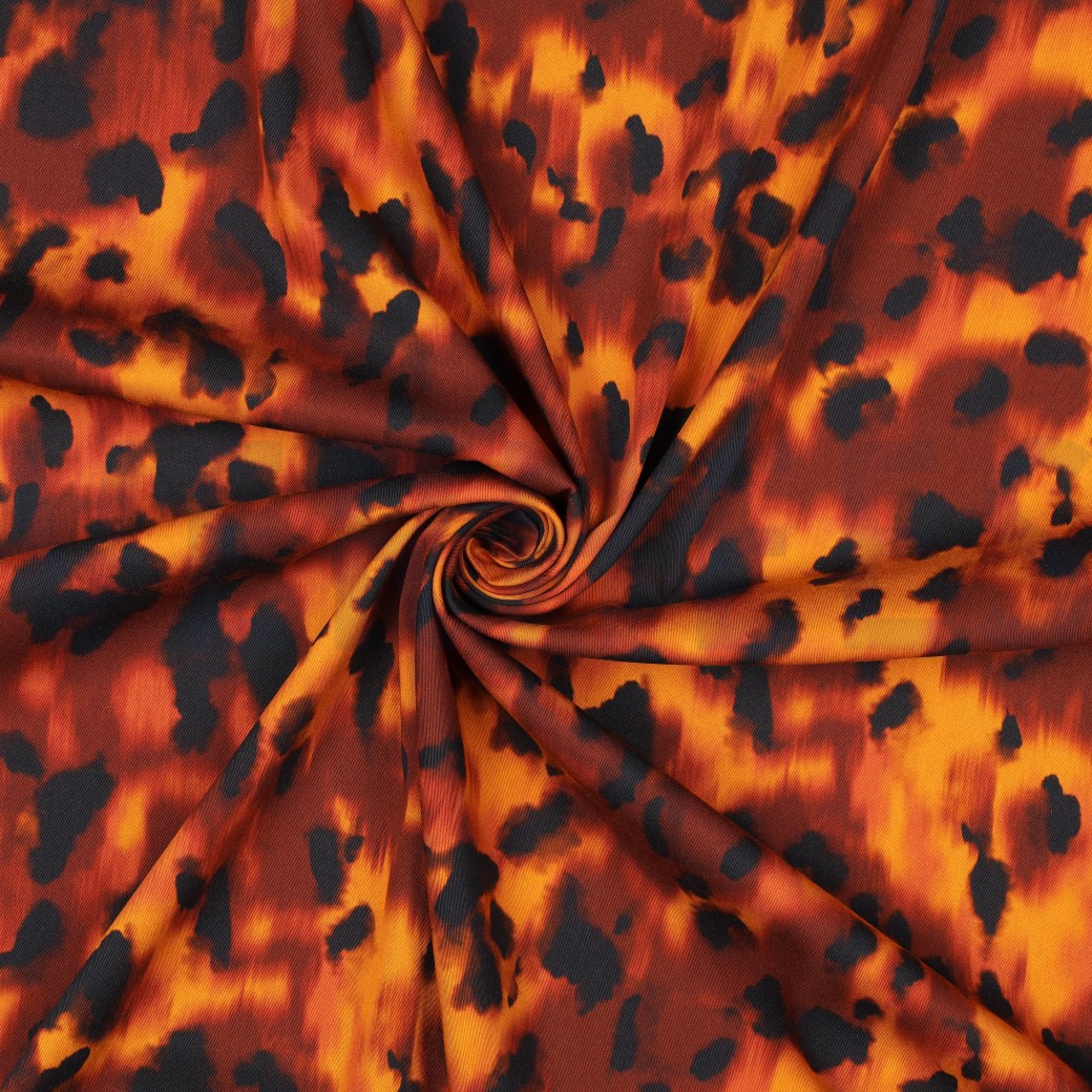 VISCOSE ROSELLA STRETCH DIERENHUID CAMEL #7