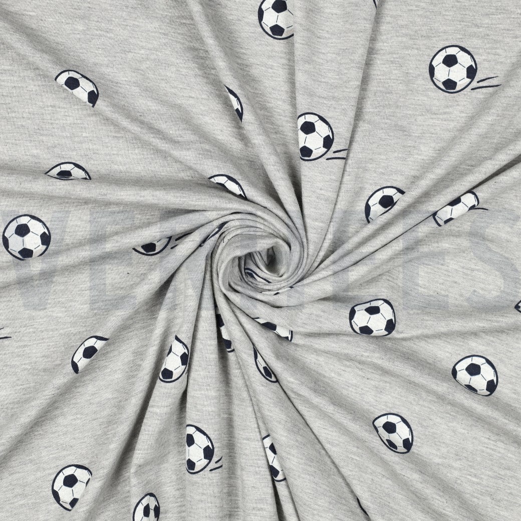 JERSEY MELANGE SOCCERBALLS GREY #7