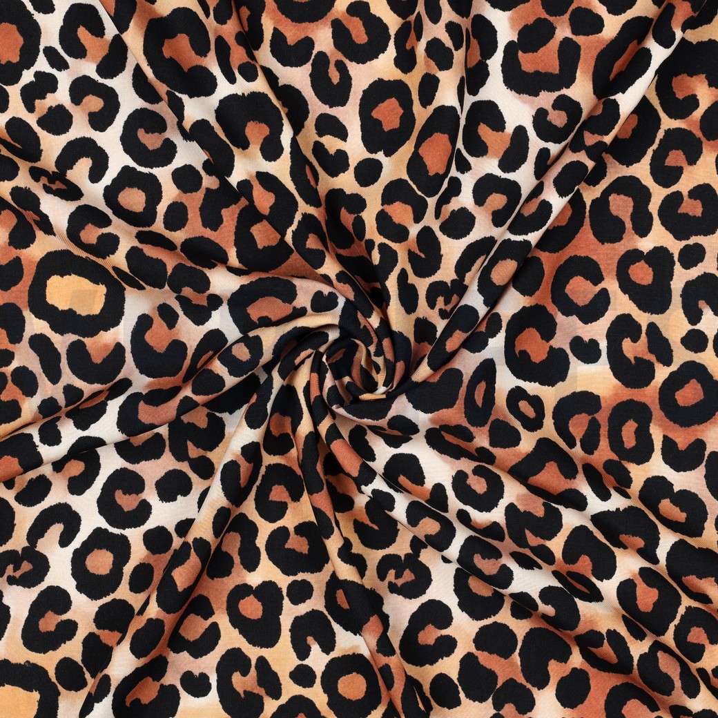 VISCOSE RADIANCE DIGITAAL DIERENHUID BRUIN #7