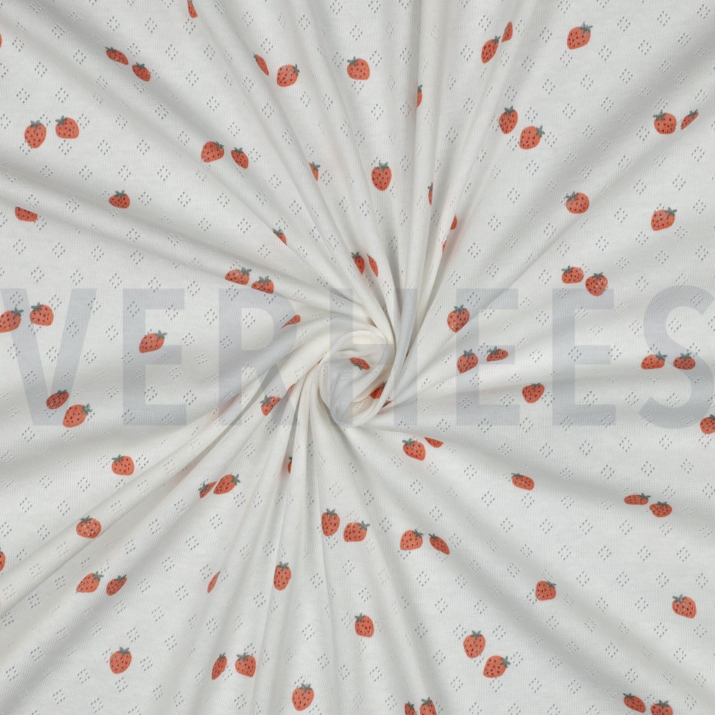 POINTOILLE AJOUR FRUIT GEBROKEN WIT #7