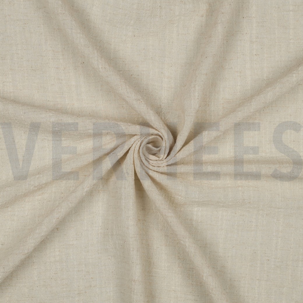 COTTON LINEN SLUB WASHED NATURAL #7