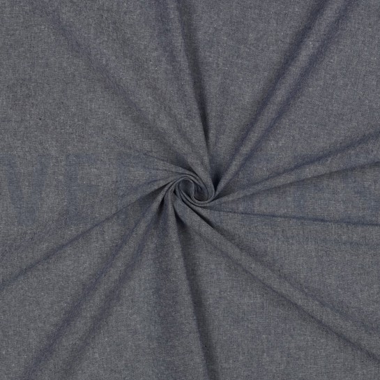 YARN DYED POPLIN NAVY #7