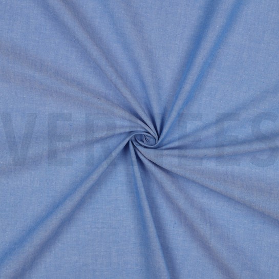 TEINT EN FIL POPELINE BLEU CIEL #7