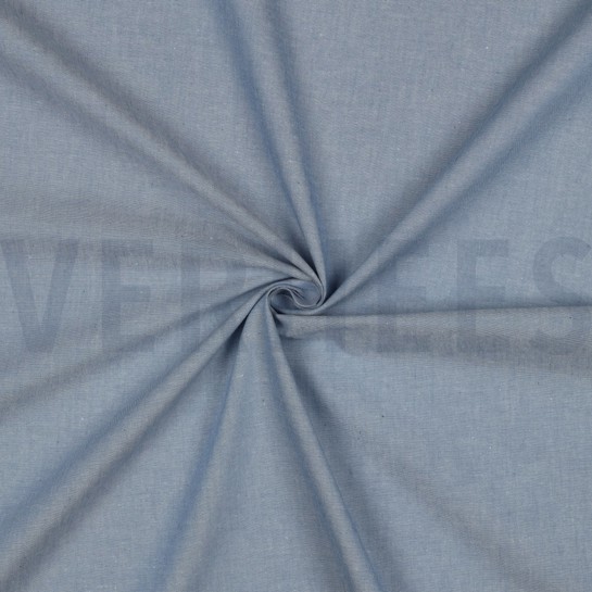 GARNFÄRBT POPELINE BLAU #7