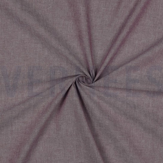 GARENGEVERFD POPLIN AUBERGINE #7