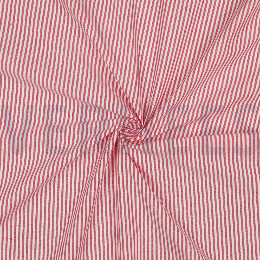 YARN DYED STRIPE 3MM RED #7