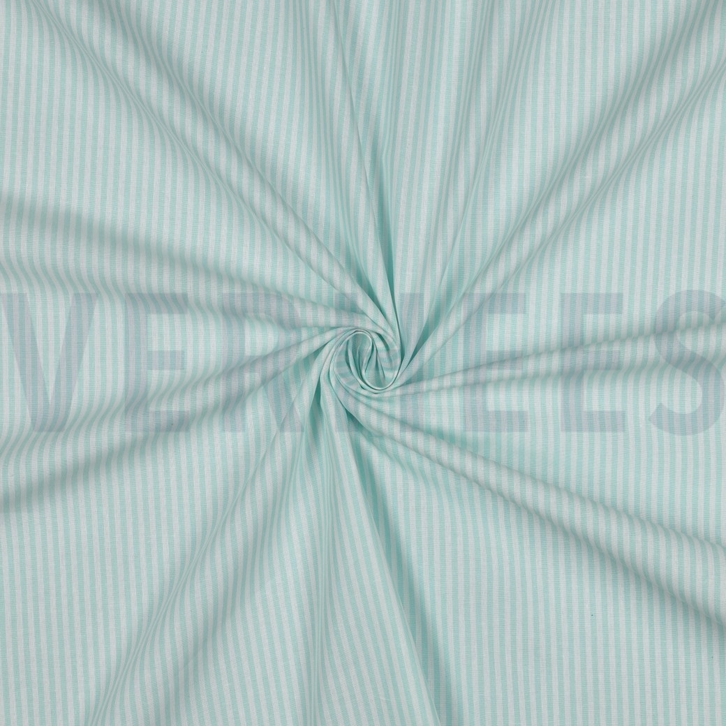 YARN DYED STRIPE 3MM MINT #7
