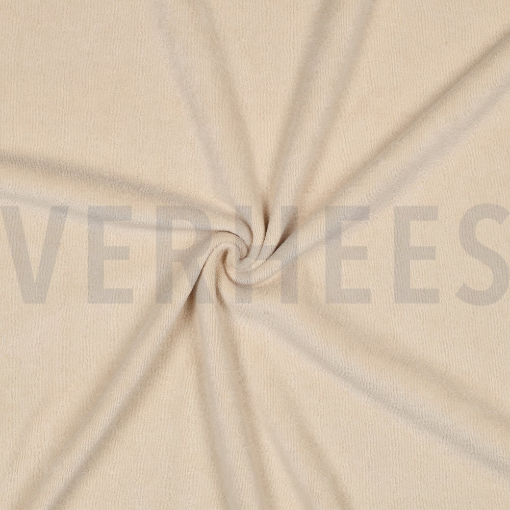 STRETCH BADSTOF LICHT BEIGE #7