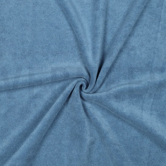 STRETCH FROTTEE BLAU #7