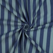 KATOEN GARENGEVERFD STREPEN BLAUW/GREEN (thumbnail) #3