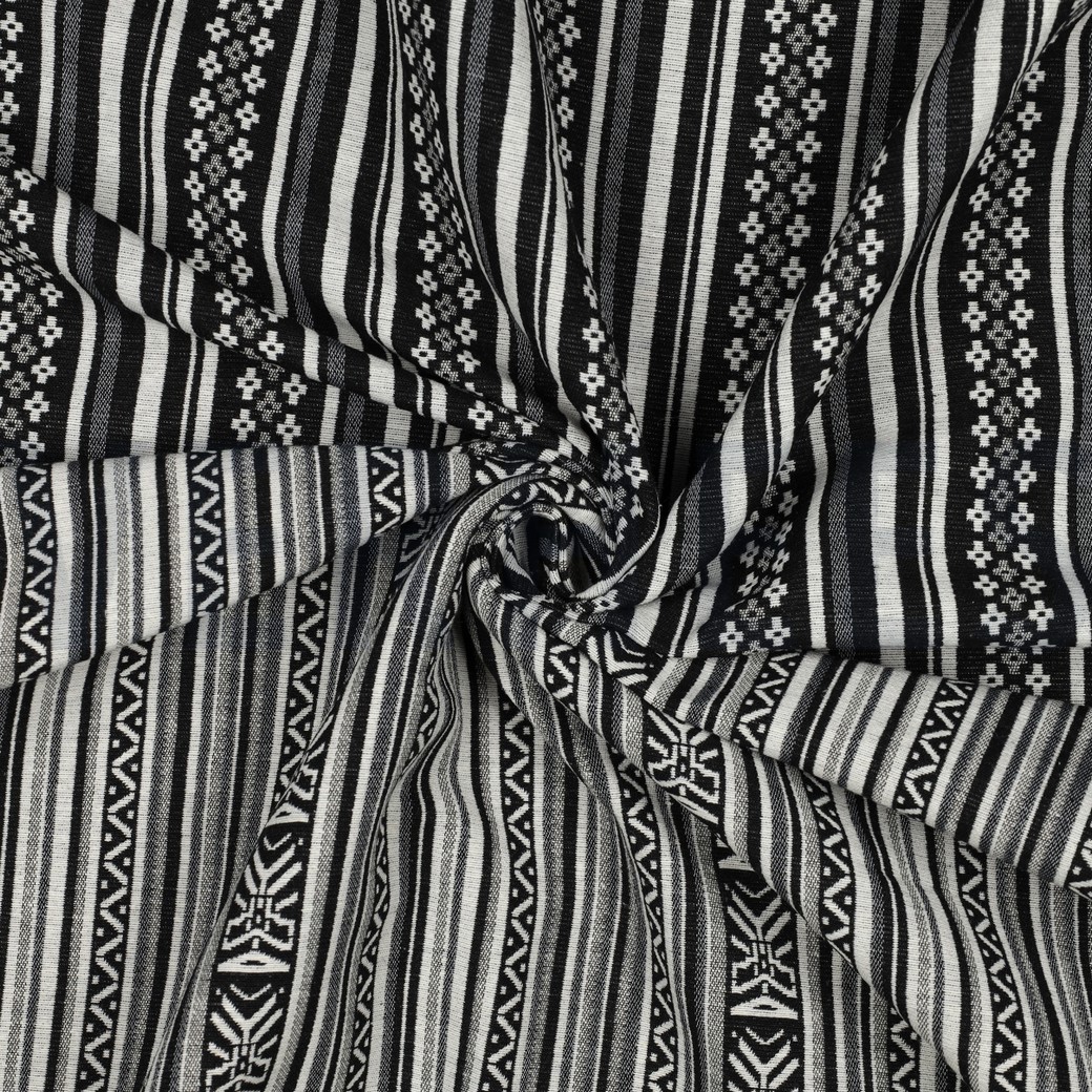 GOBELIN ABSTRACT BLACK/WHITE #7