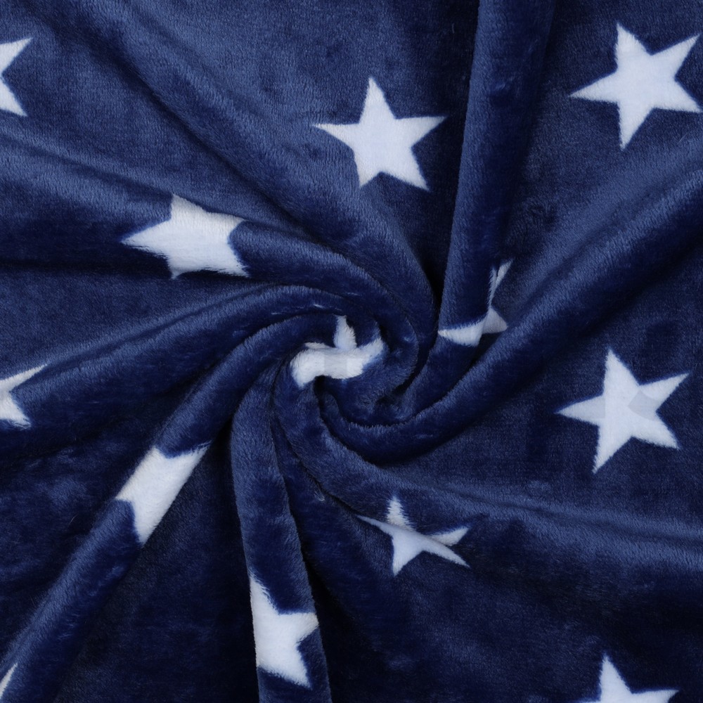 FLEECE STERREN BLAUW #7