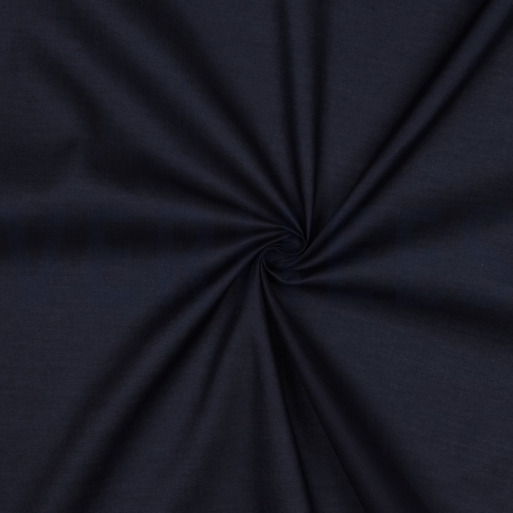 BAUMWOLLE VOILE GOTS MARINEBLAU #7