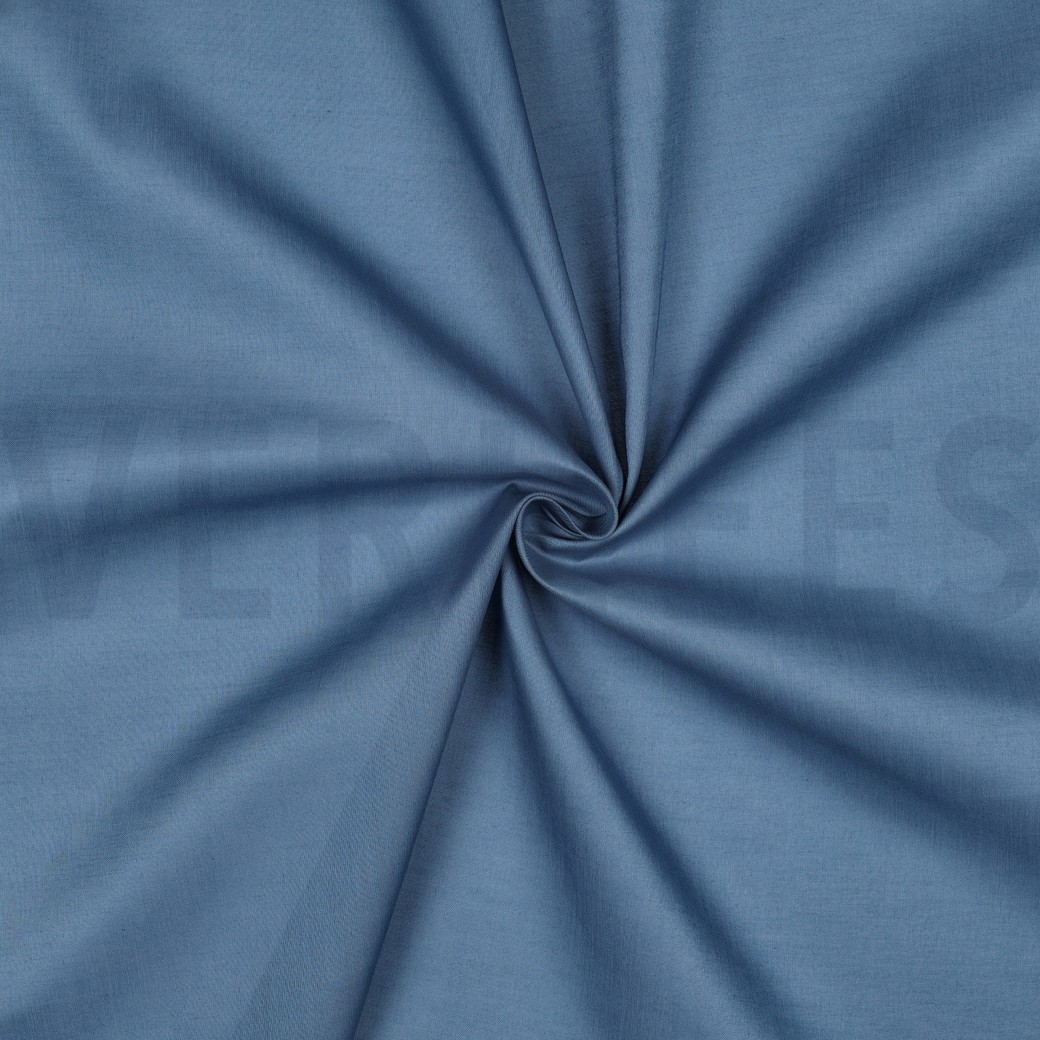 COTON VOILE GOTS BLEU #7