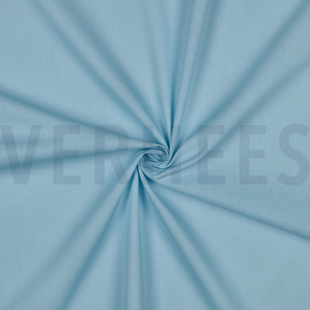 COTON VOILE GOTS BLEU CLAIR #7