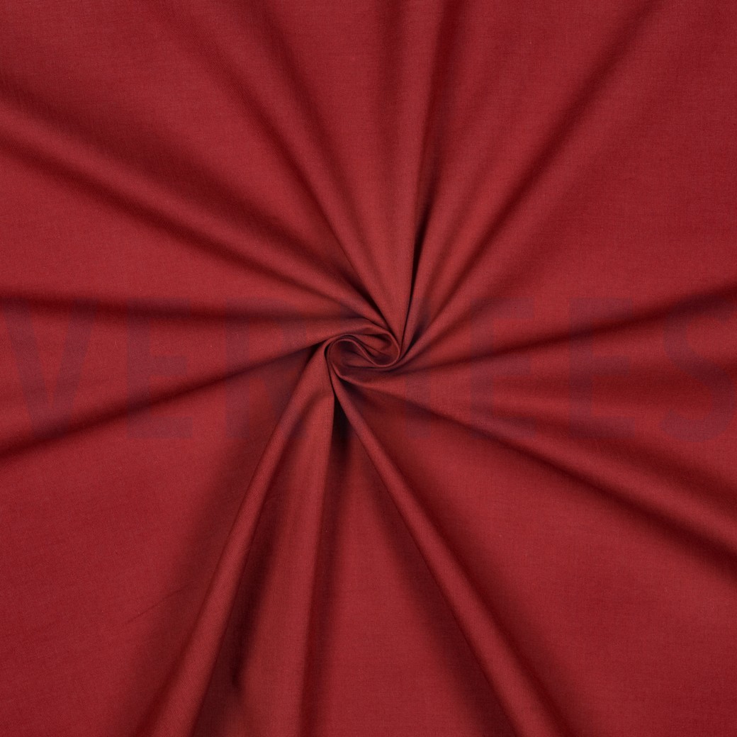 BAUMWOLLE VOILE GOTS BORDEAUXROT #7