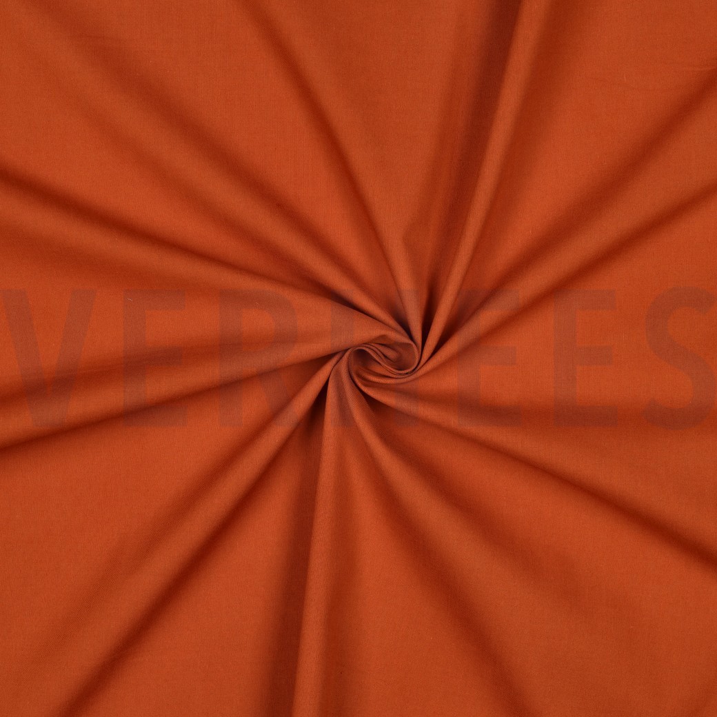 COTON VOILE GOTS ROUGE BRIQUE #7