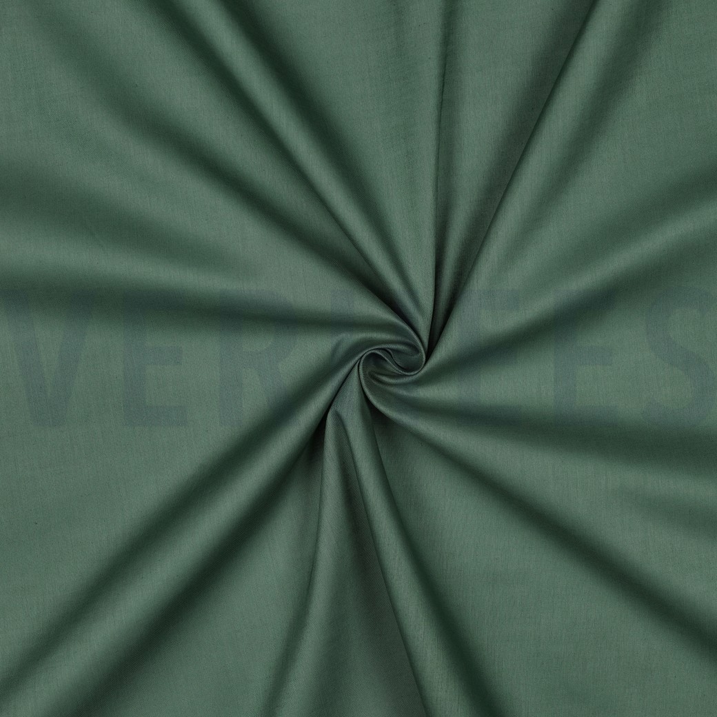 BAUMWOLLE VOILE GOTS ALTGRÜN #7