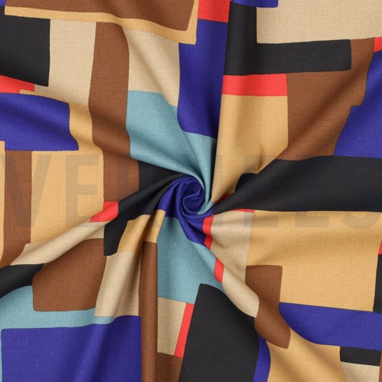 CANVAS ABSTRACT COGNAC #7