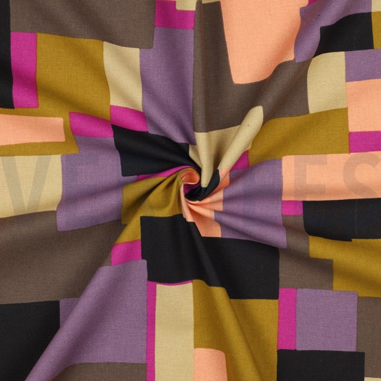 CANVAS ABSTRAKT LILA/VIOLETT #7