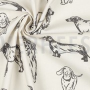 TOILE DÉCORATION CHIENS GRIS (thumbnail) #3