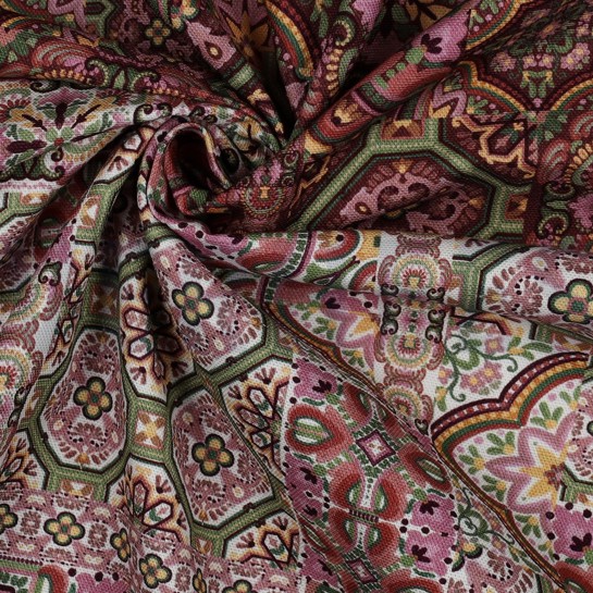 CANVAS DIGITAAL MOZAÏEK BORDEAUXROOD #7