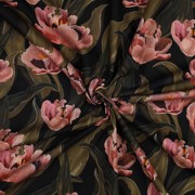 CANVAS DIGITAL FLOWERS BLACK (thumbnail) #3