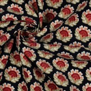 CORDUROY BABYRIB BLOEMEN MARINEBLAUW (thumbnail) #3