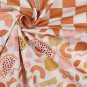 BAUMWOLLE POPELINE OBST GEBROCHEN WEISS (thumbnail) #3