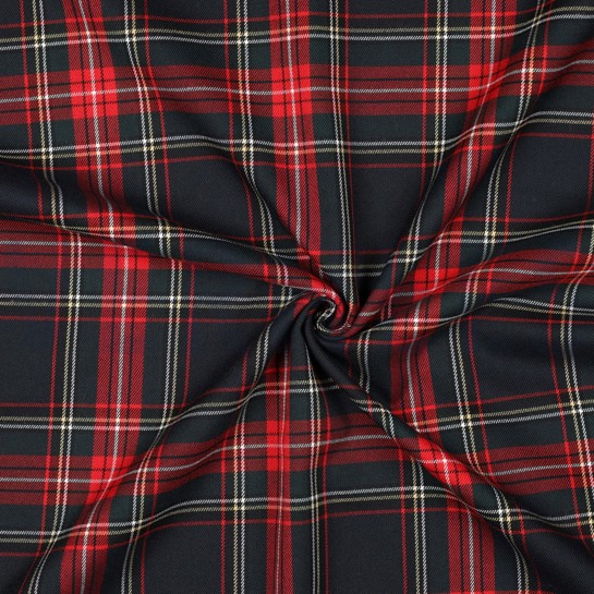 SCOTTISH CHECK NAVY #7