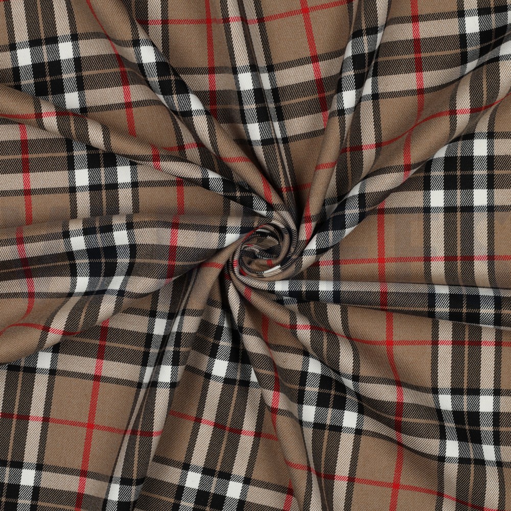 TARTAN CHECK CAMEL #7