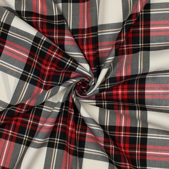 TARTAN CHECK SCHWARZ/WEISS #7