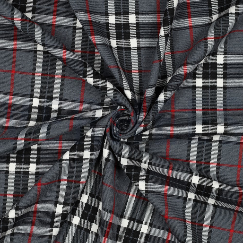 TARTAN CHECK GRIJS #7