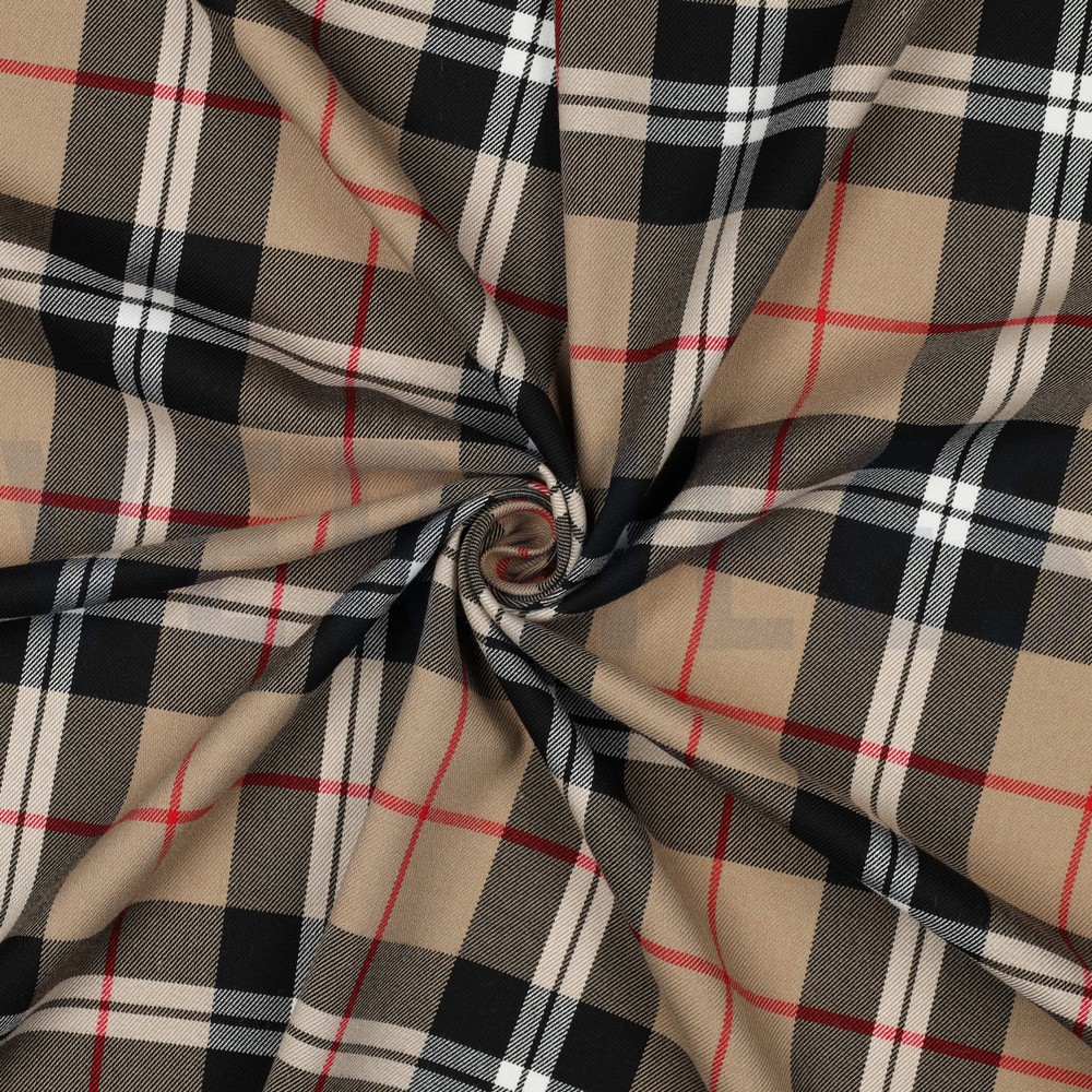 TARTAN CHECK CAMEL #7