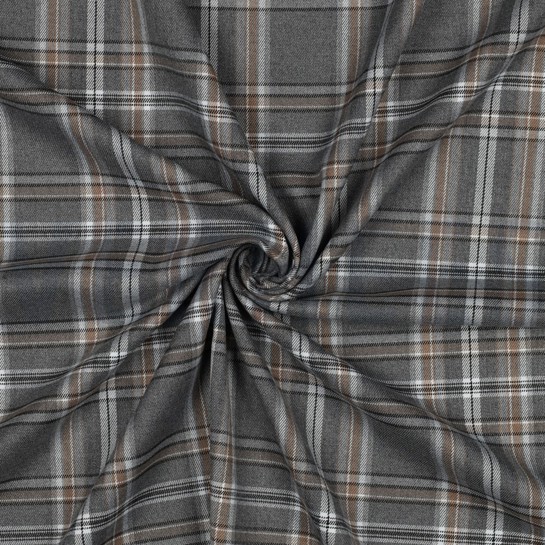 TARTAN CHECK GRAU/BEIGE #7