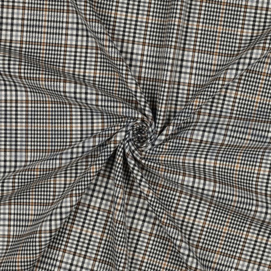 TARTAN CHECK ECRU/BRAUN/SCHWARZ #7