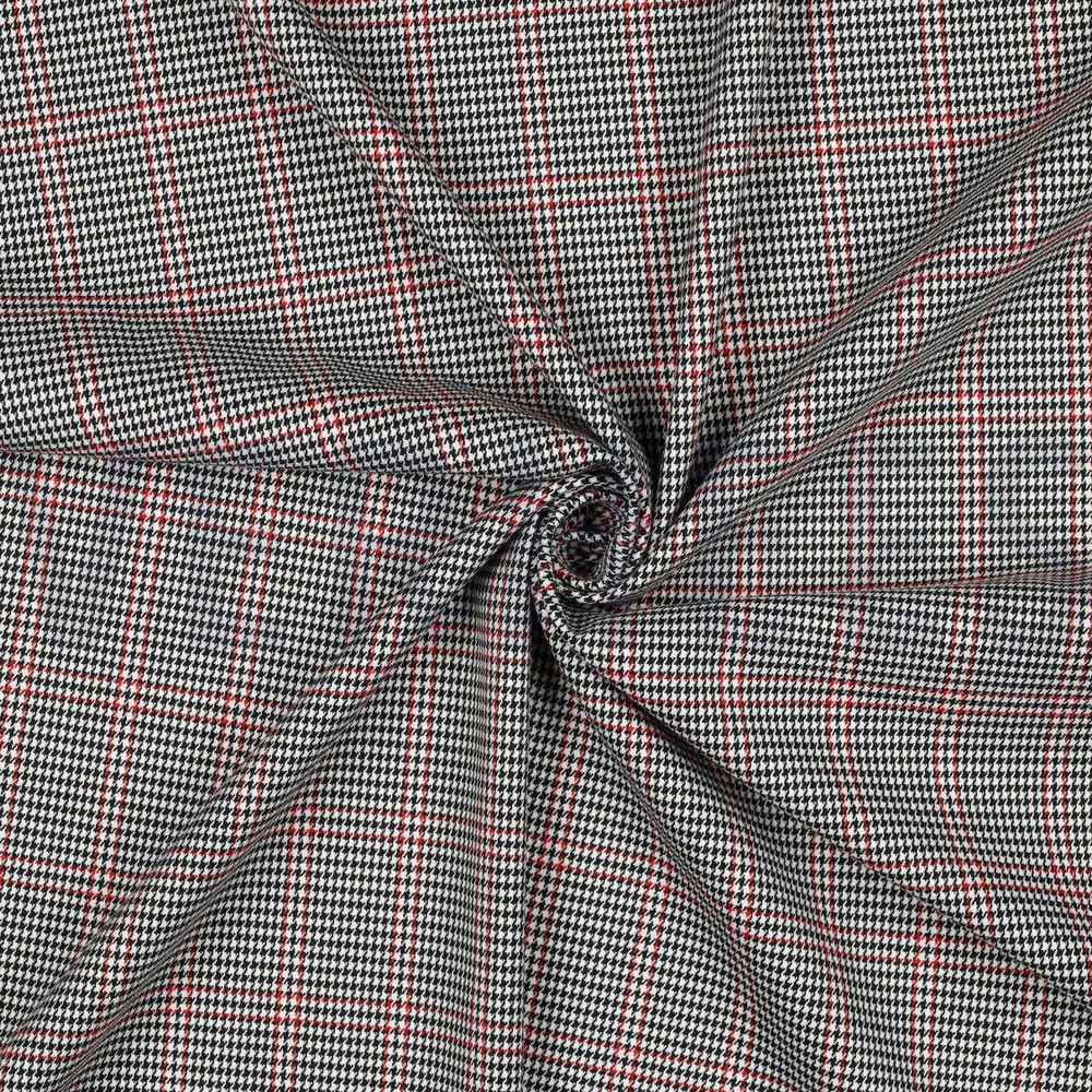 TARTAN CHECK NOIR/BLANC #7