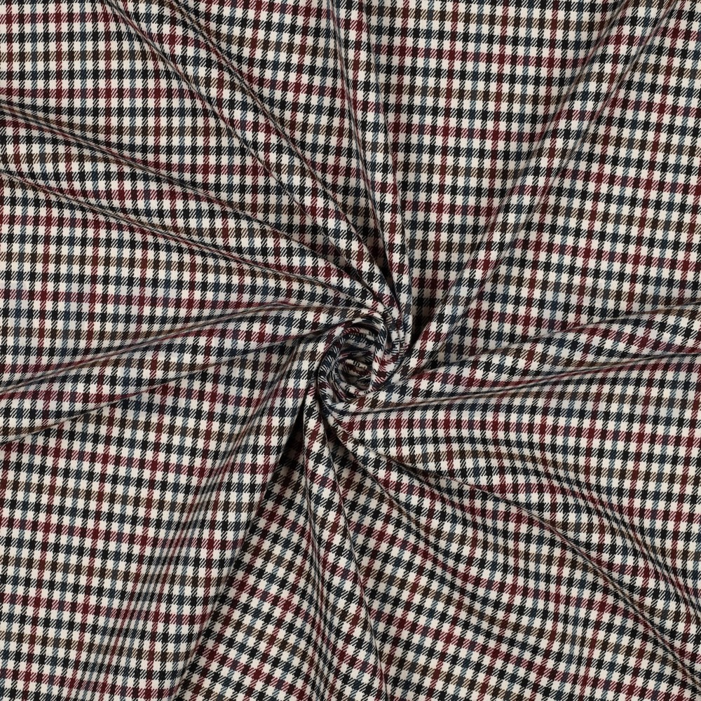 TARTAN CHECK BORDEAUX #7