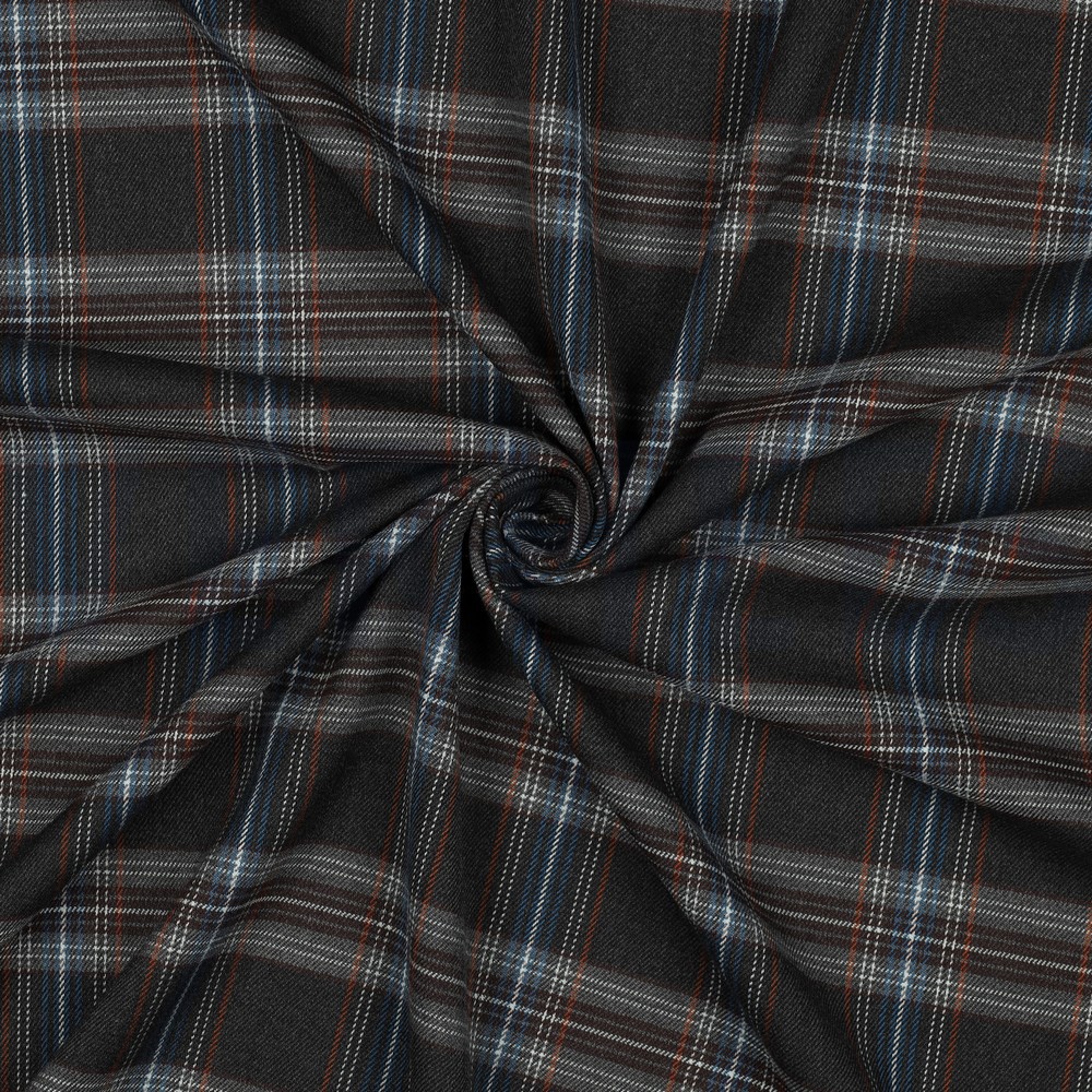 TARTAN CHECK GREY/LIGHT BLUE/WHITE #7
