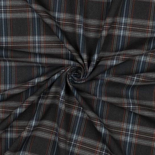 TARTAN CHECK GRAU/HELLBLAU/WEISS #7