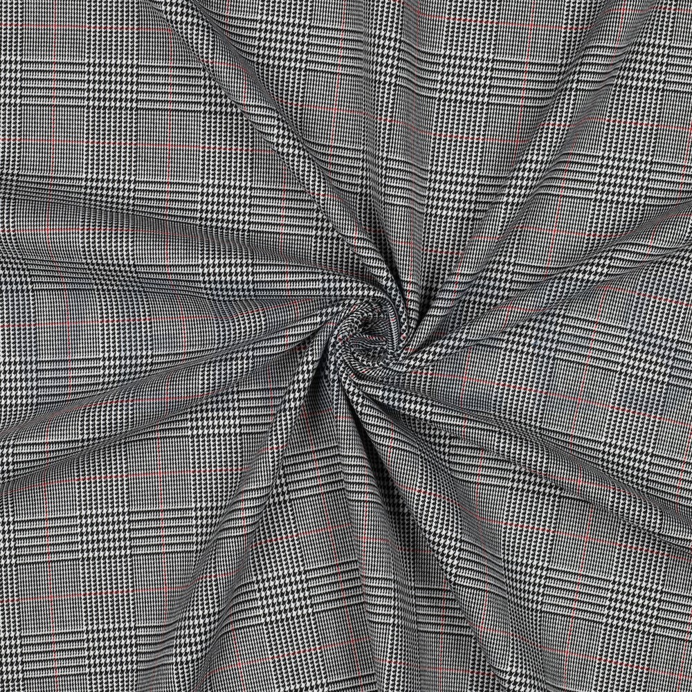 TARTAN CHECK SCHWARZ/WEISS #7